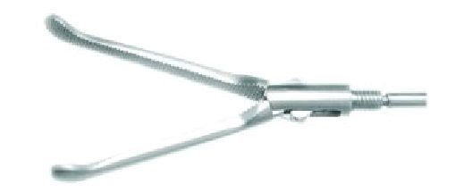 Pinça de dissecção longa